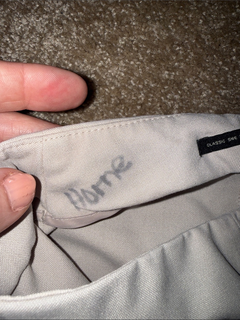 Talbots Tan Classic Side Zip Slim Dress Pants 4P - Picture 6 of 7